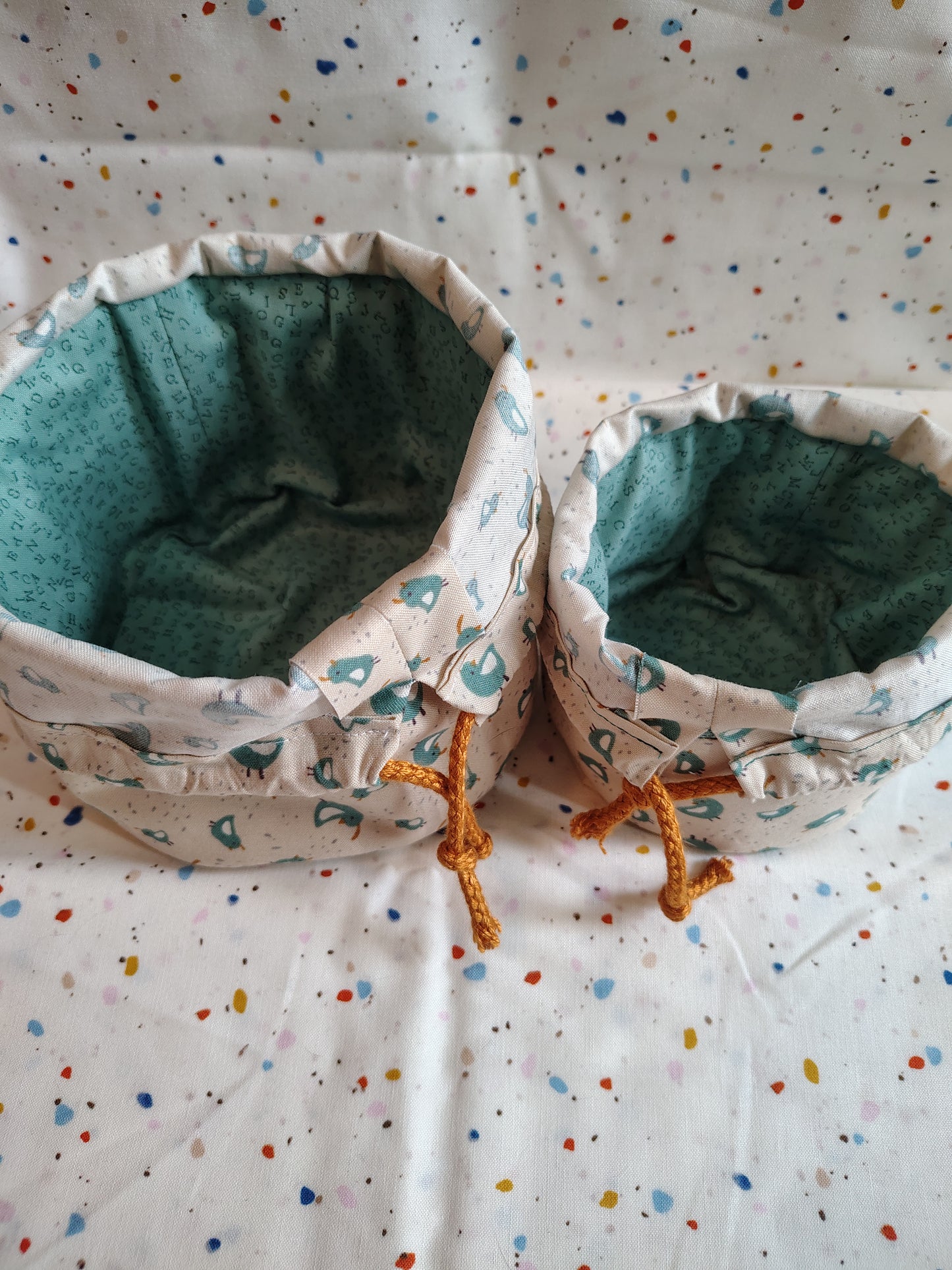 Quail bucket bags