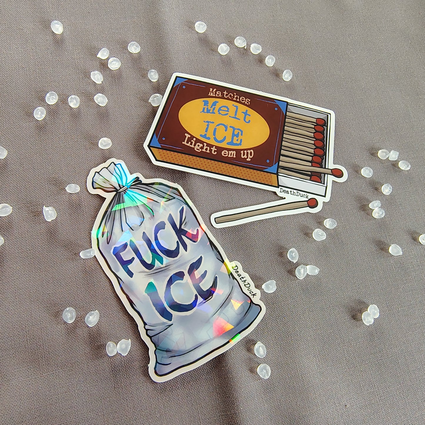 "Fuck Ice" Sticker pack-Charity