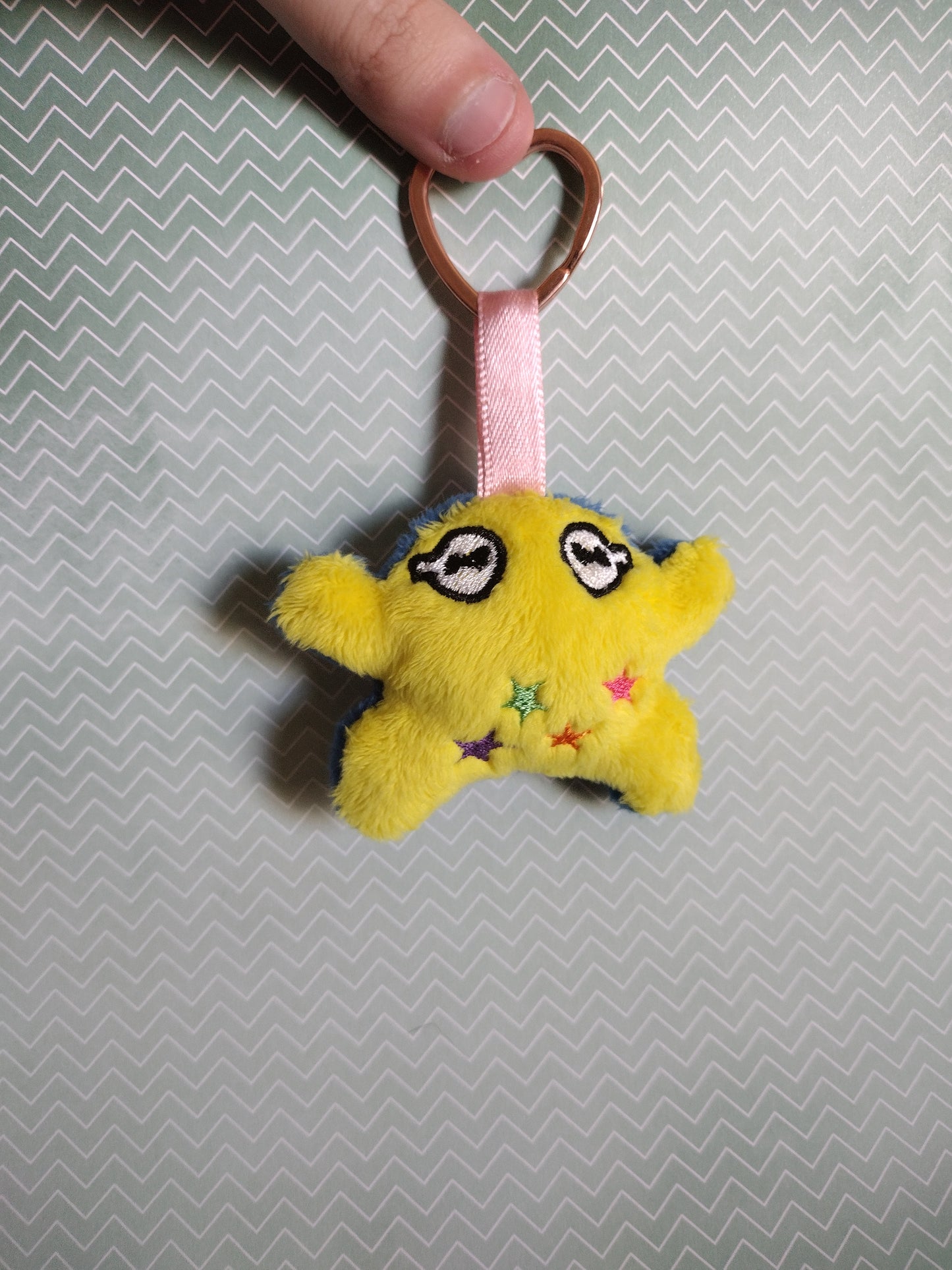 Squeaky frog keychains