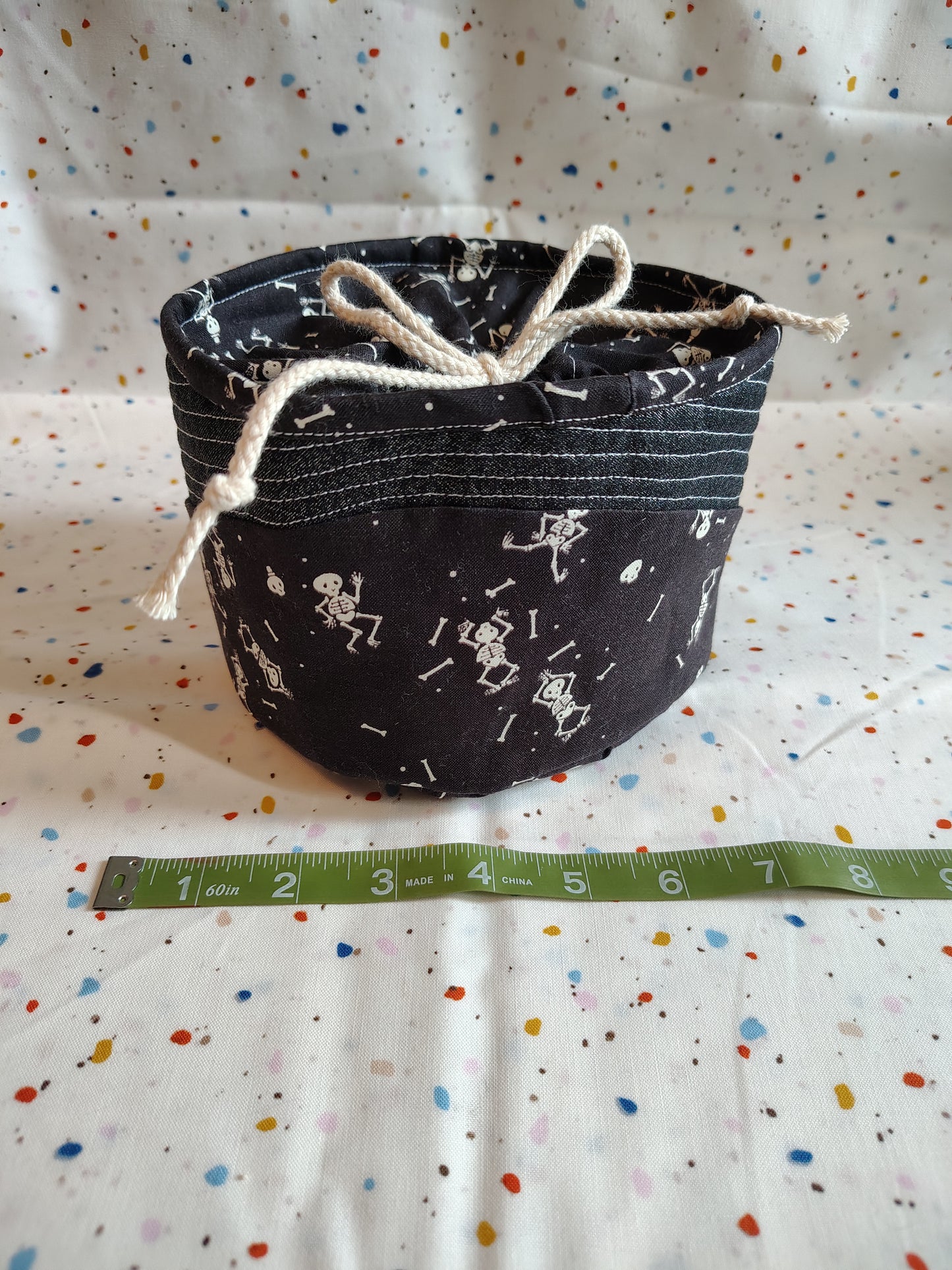 Skeleton bucket bag-Medium