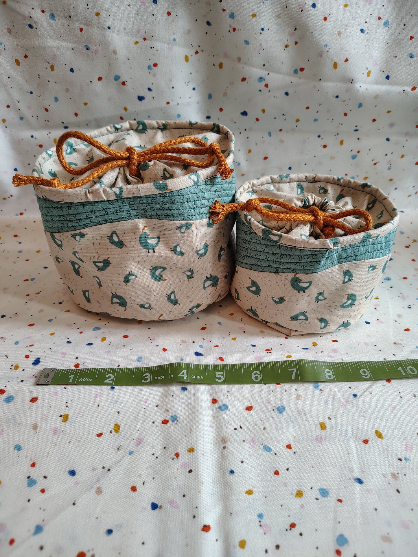 Quail bucket bags