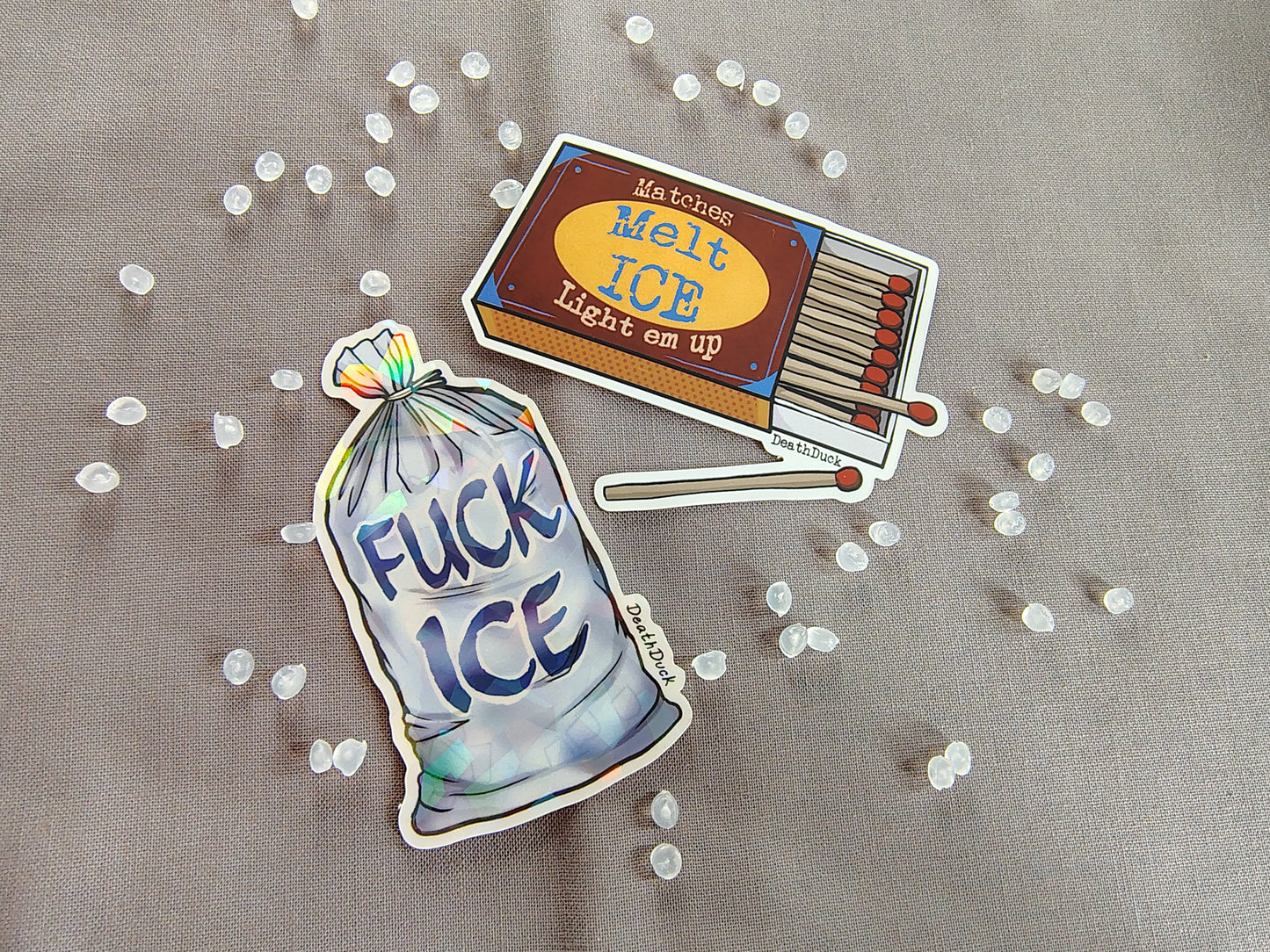 "Fuck Ice" Sticker pack-Charity