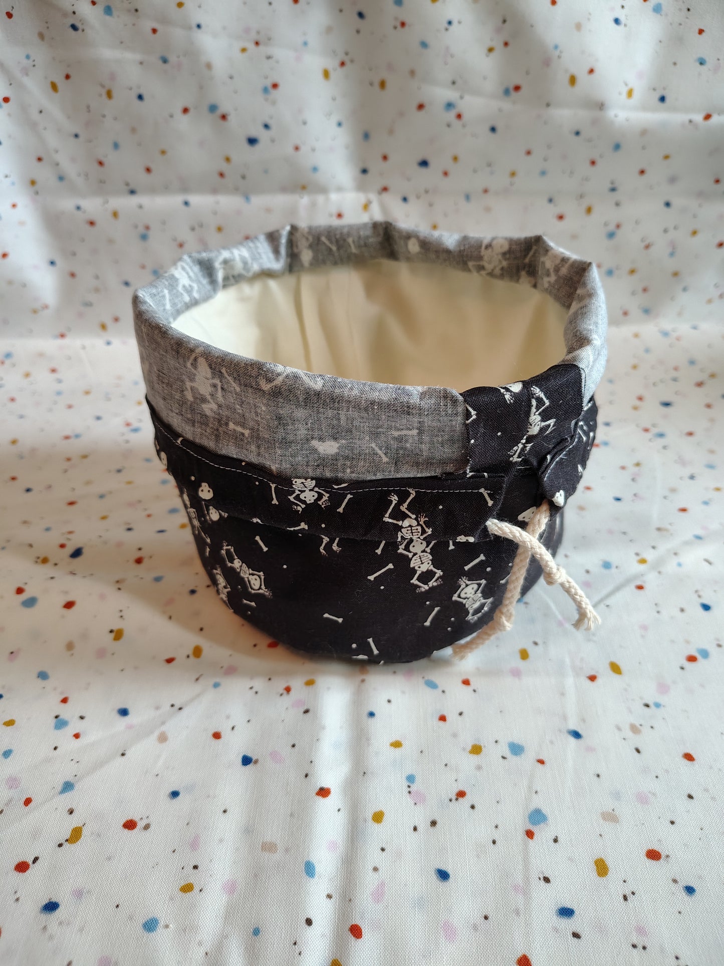 Skeleton bucket bag-Medium