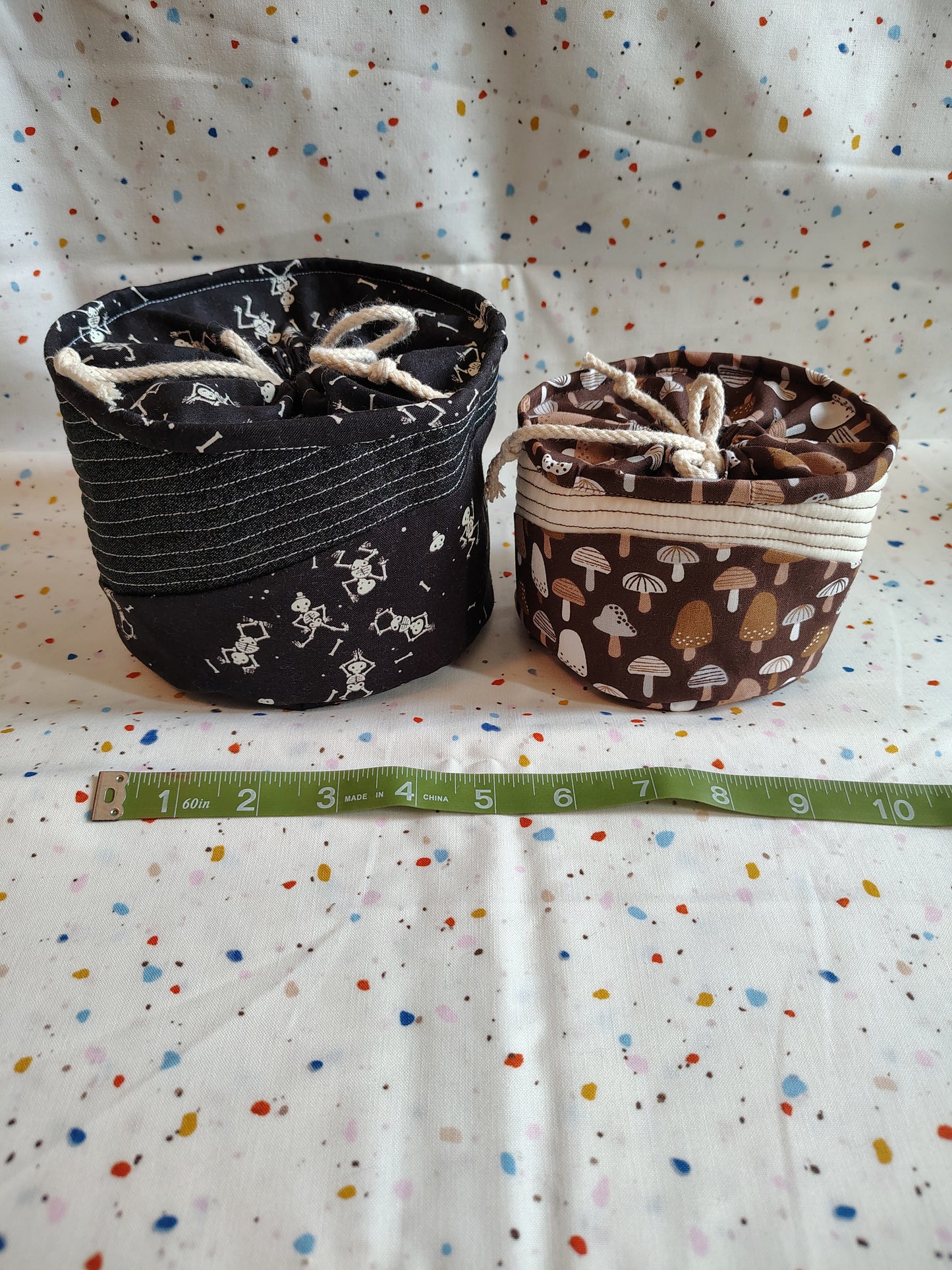 Skeleton bucket bag-Medium