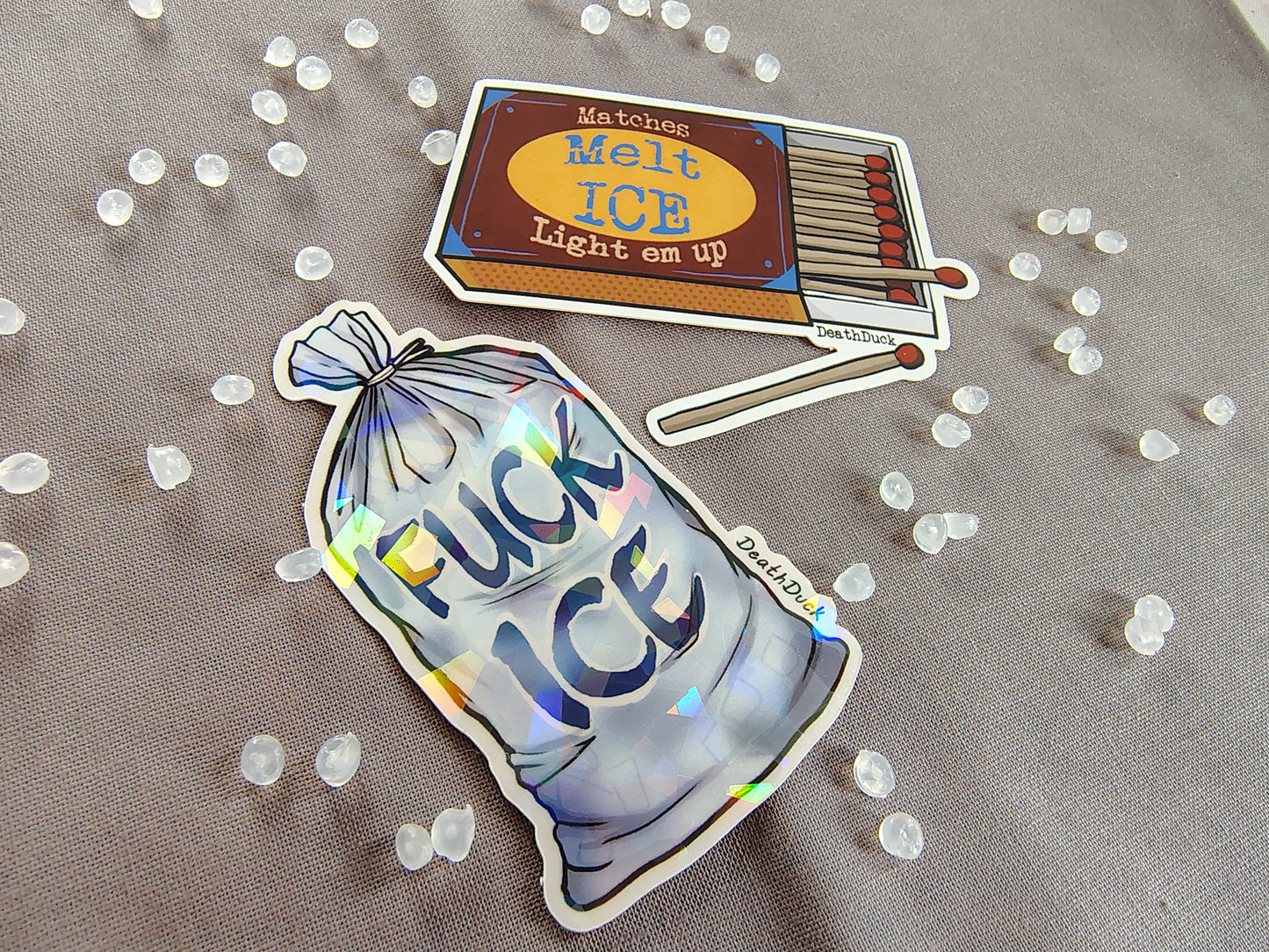 "Fuck Ice" Sticker pack-Charity