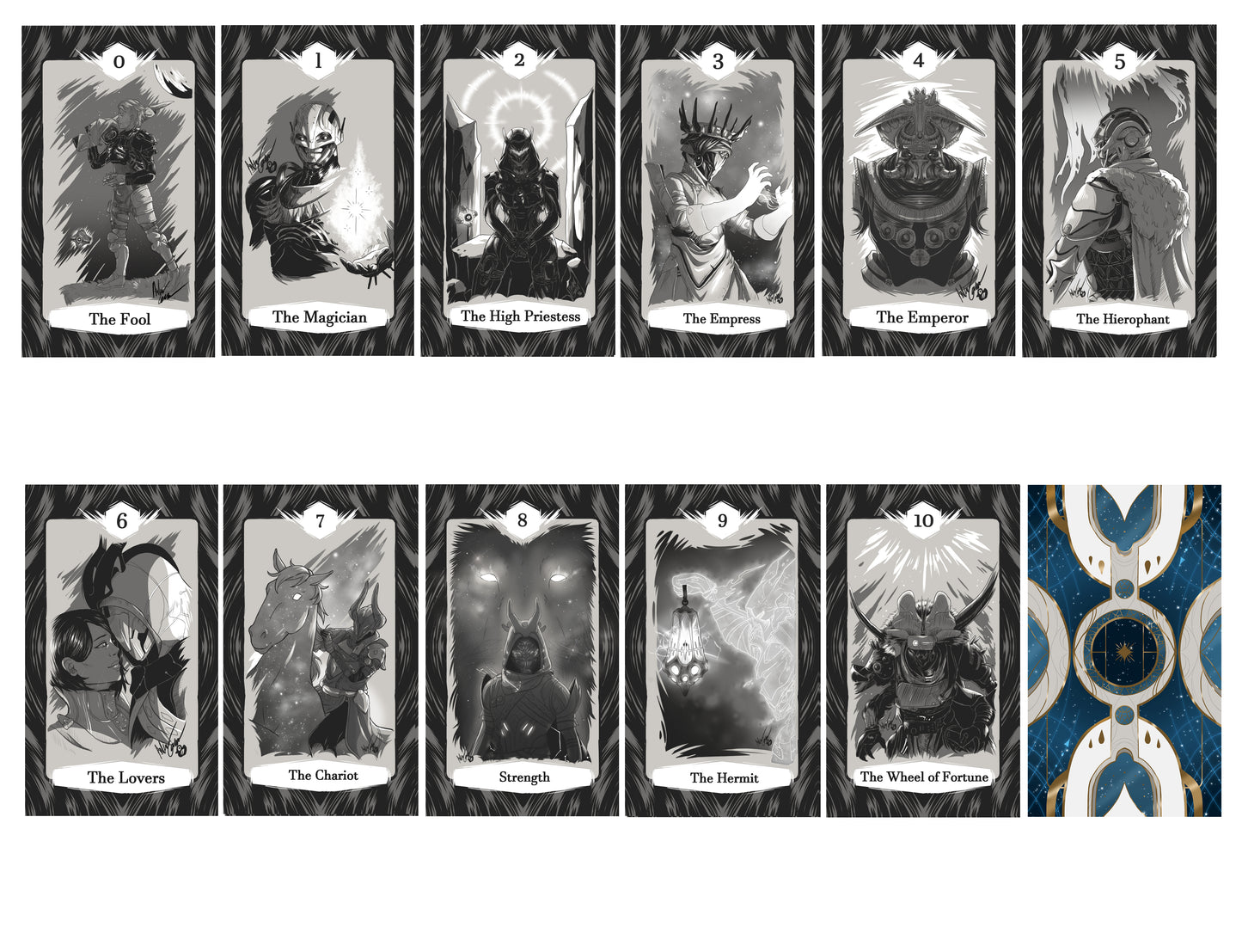 Major Arcana "Destiny" Tarot deck