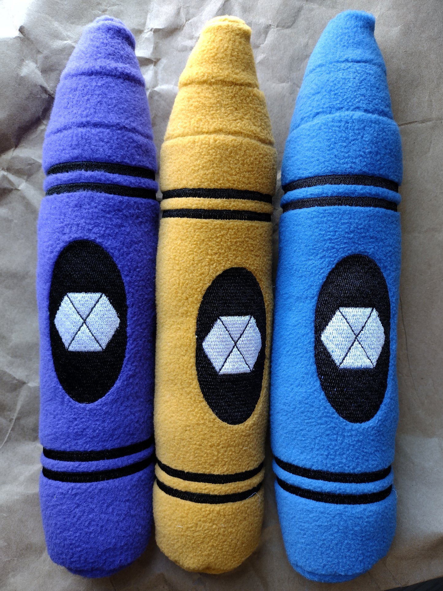 Titan crayon plushie