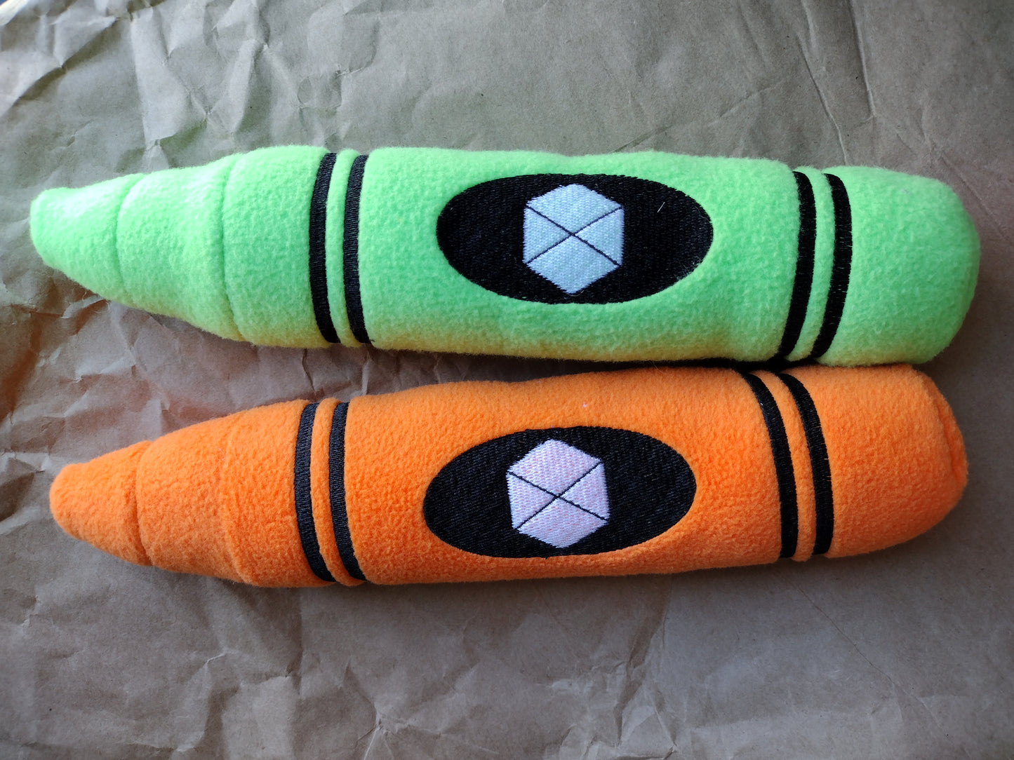 Titan crayon plushie