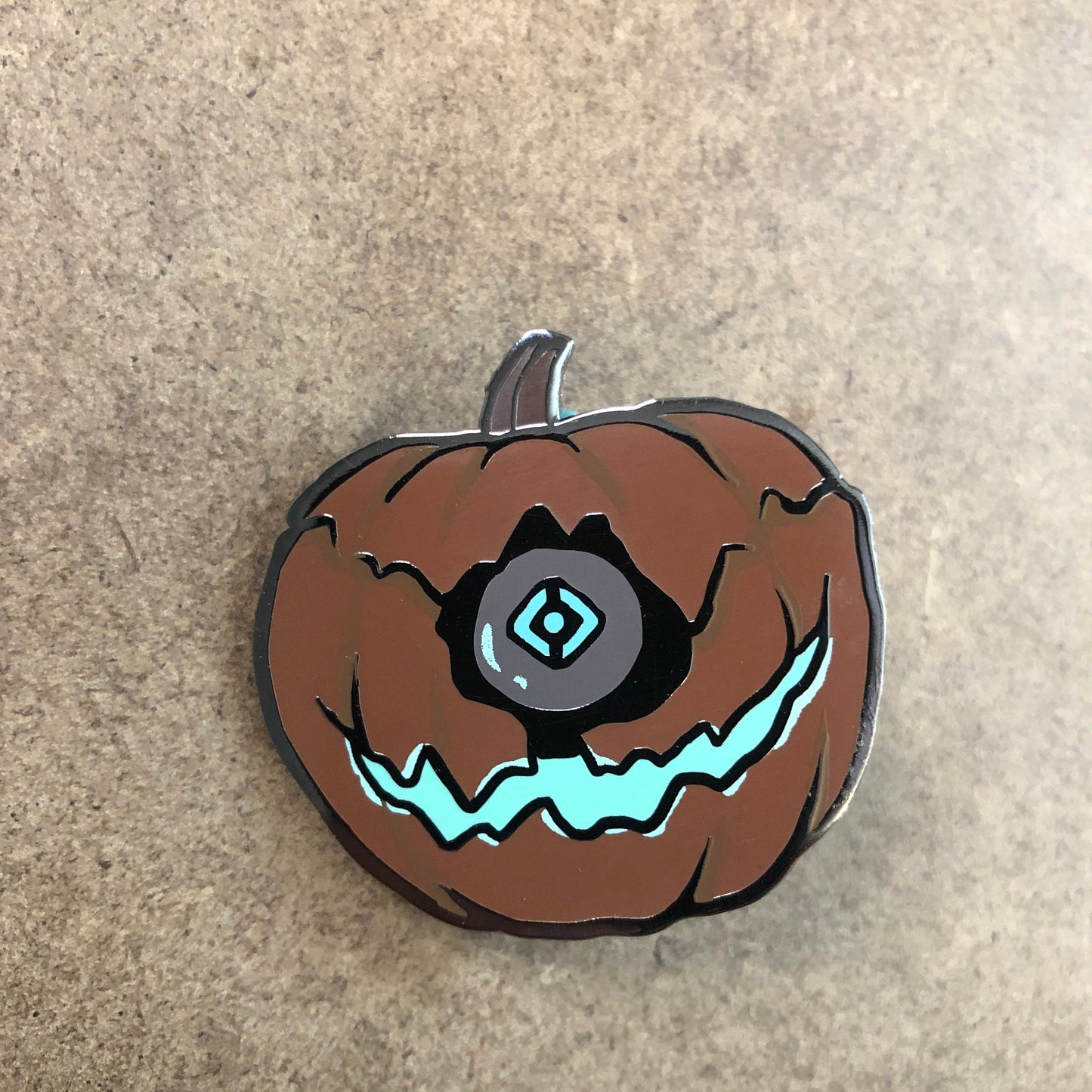 pumpkin ghost pin